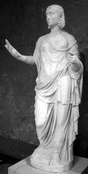 Ceres in statue