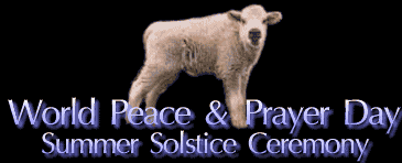 World Peace & Prayer Day's Web Page